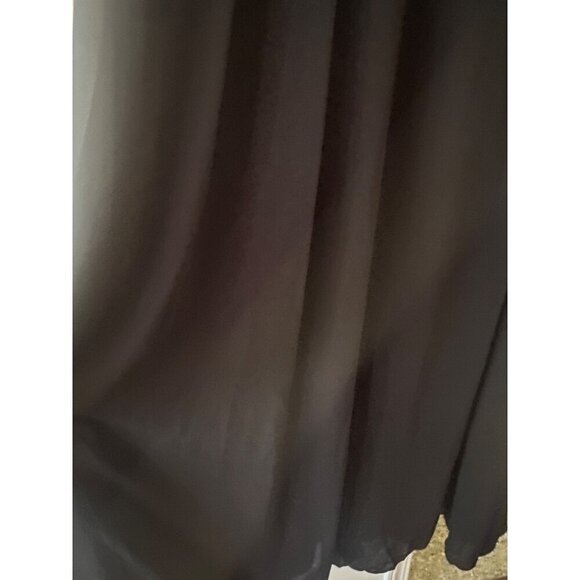 Miusol Long Black Lace Bodice Full Skirt Formal Dress Size Large - Picture 5 of 7